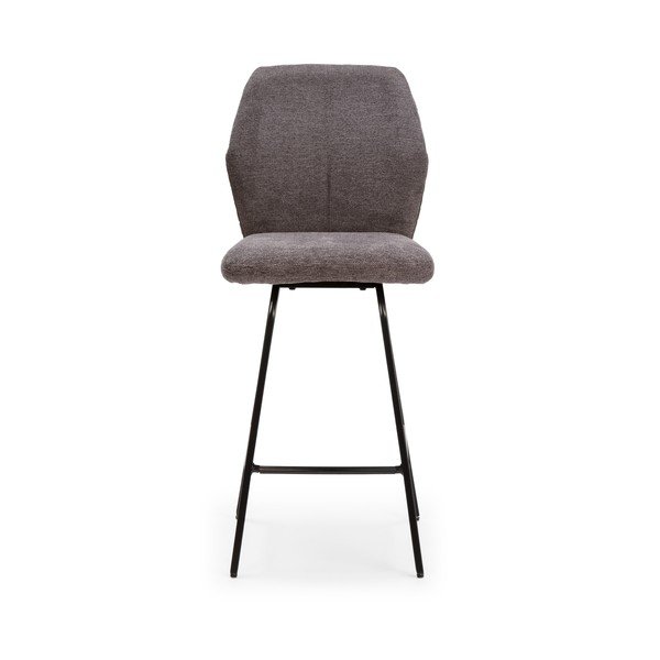Temno sivi barski stoli v kompletu 4 ks 65 cm Bei – Marckeric-image-2