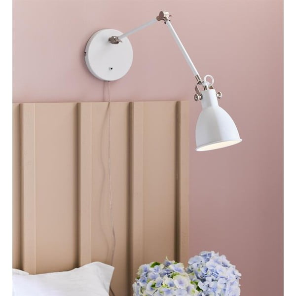 Bela stenska svetilka Markslöjd House, dolžina roke 84,5 cm-image-1