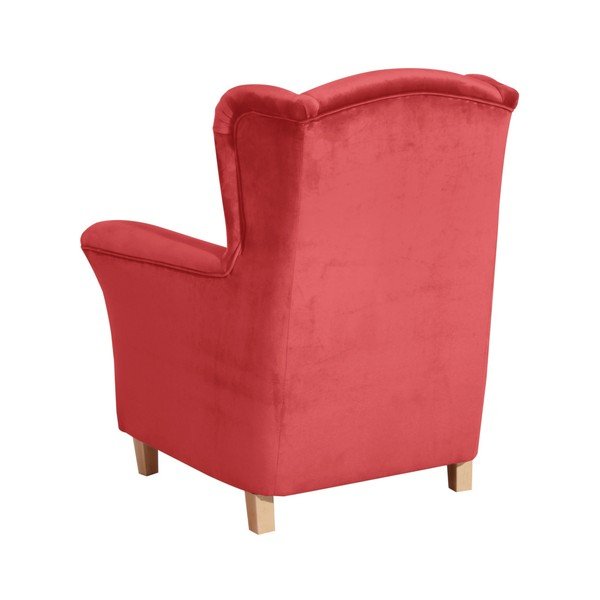Rdeč fotelj Max Winzer Agnetha Suede-image-2