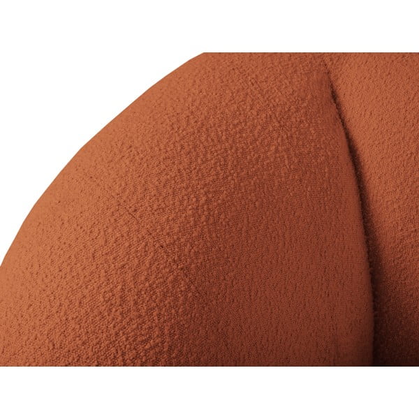 Oranžen fotelj iz tkanine bouclé Essen – Cosmopolitan Design-image-4