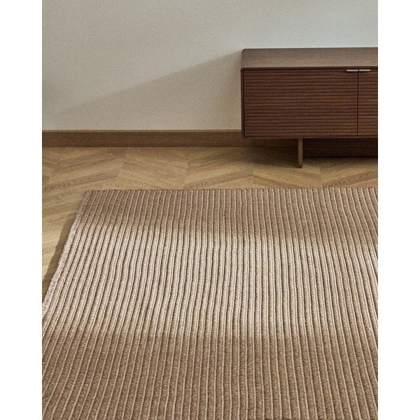 Bež ročno tkana preproga 200x300 cm Ardelia – Kave Home-image-1