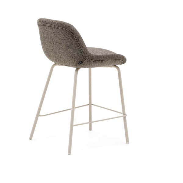 Sivo-bež barski stol (višina sedeža 65 cm) Aimin – Kave Home-image-4