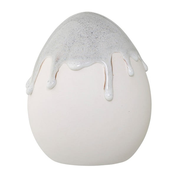 Okras iz sive keramike v obliki jajca Bloomingville Mia