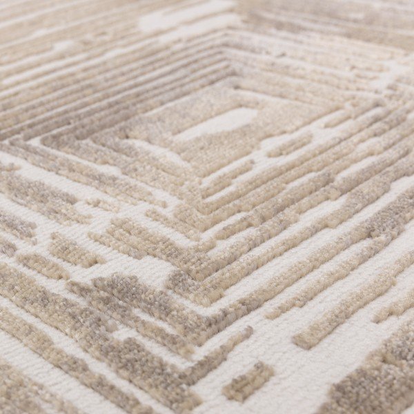 Bež preproga 80x150 cm Kuza Lines Beige – Asiatic Carpets-image-3