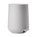 Svetlo siv plastičen koš za smeti s pedalom 5 l Nova – Zone