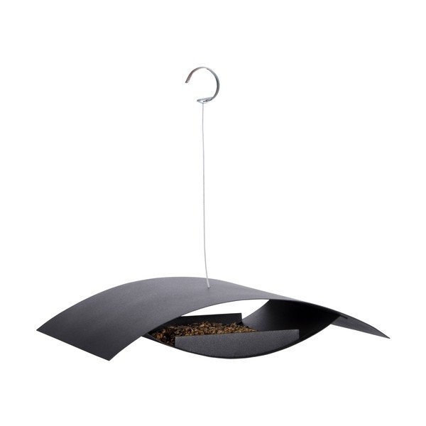Črna viseča krmilnica Esschert Design Modern-image-2