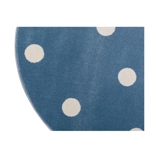 Modra okrogla preproga s pikami KICOTI Blue, ø 100 cm-image-3