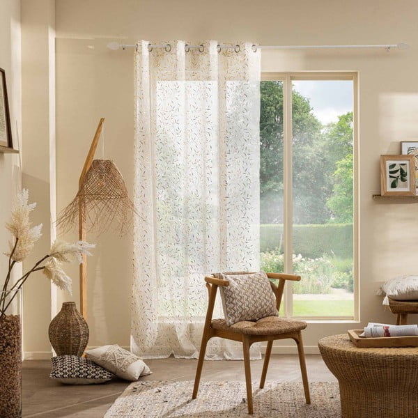 Zlato-bež prosojna zavesa 140x240 cm Maissa – douceur d'intérieur-image-3