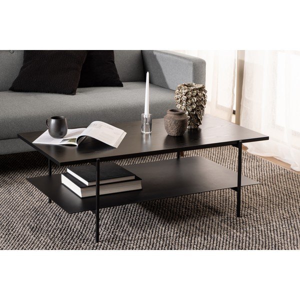 Črna mizica 115x60 cm Angus - Actona-image-2