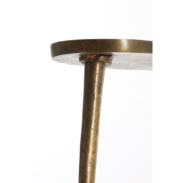 Kovinska stranska mizica 30x53 cm Lienz – Light & Living-image-3