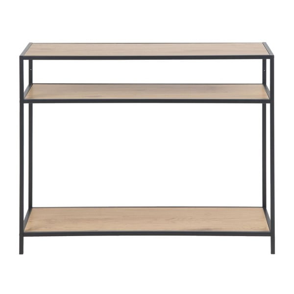 Črna konzolna mizica 100x35 cm Seaford - Actona-image-2