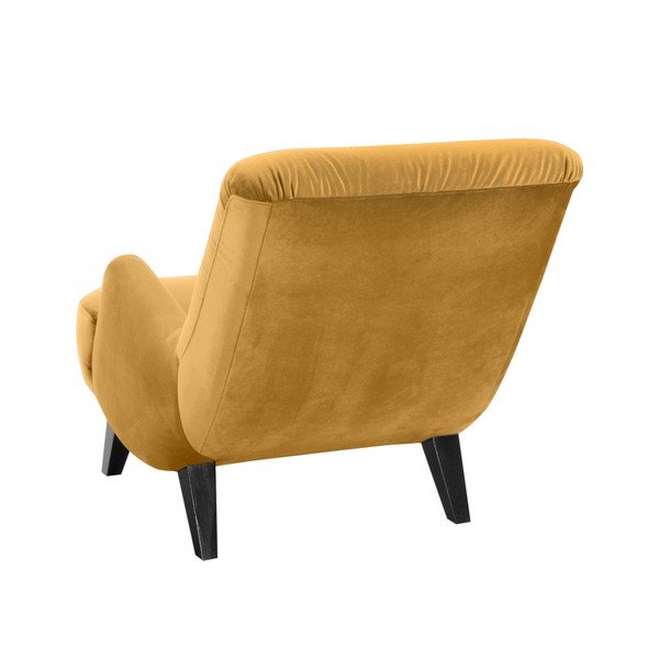 Rumen fotelj s črnimi nogami Max Winzer Brandford Suede-image-1