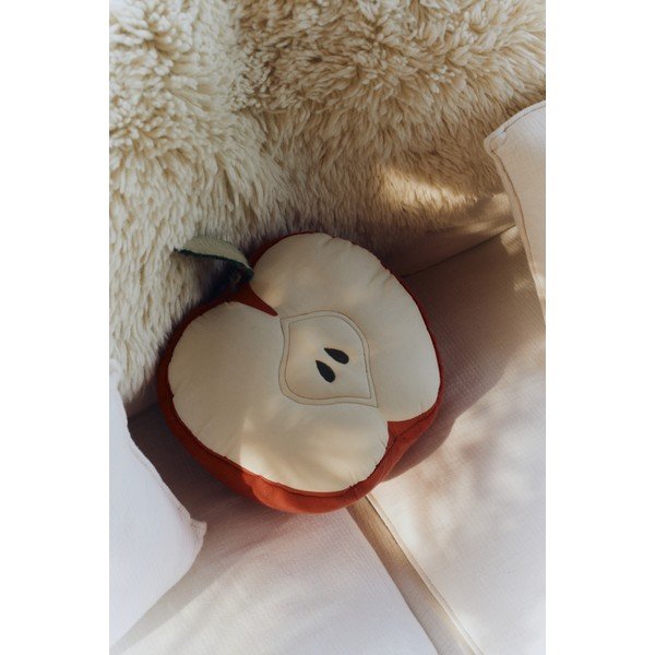 Bombažna otroška blazina ø 30 cm Apple – Lorena Canals-image-4