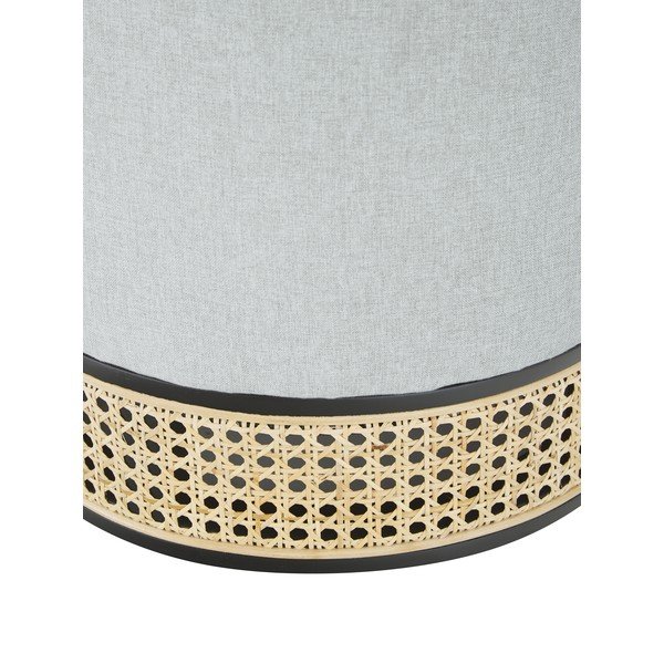 Svetlo siv puf Westwing Collection Mara-image-2