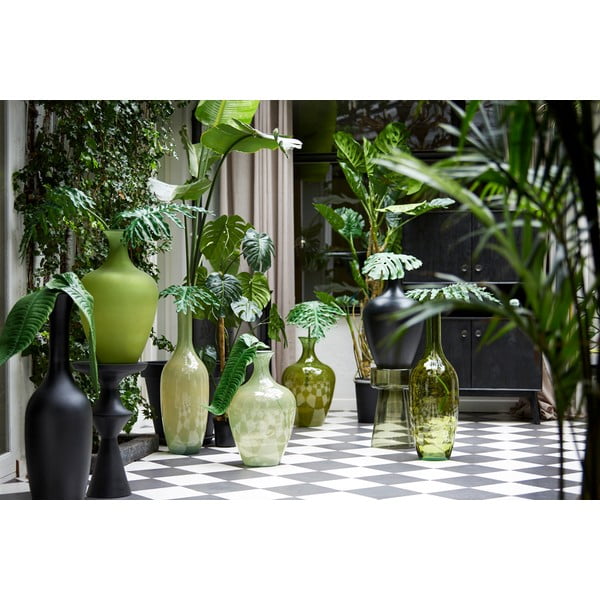 Steklena okrogla stranska mizica ø 30 cm Dakwa – Light & Living-image-3