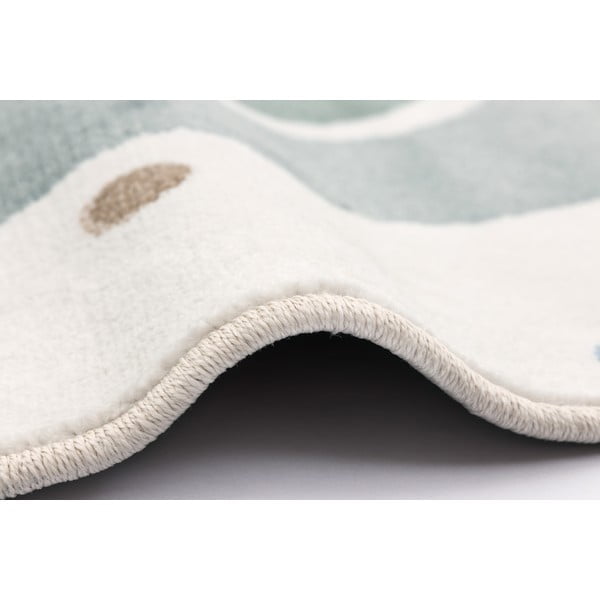 Zelena/slonokoščena otroška preproga ø133 cm Joyful Mint – FD-image-2