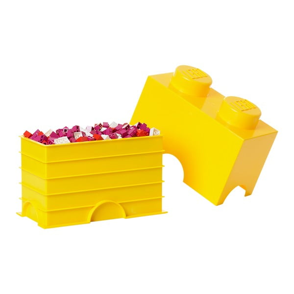Rumena dvojna škatla za shranjevanje LEGO®-image-2