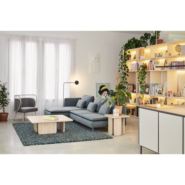 Kavna mizica z jesenovim furnirjem Teulat Arq-image-1