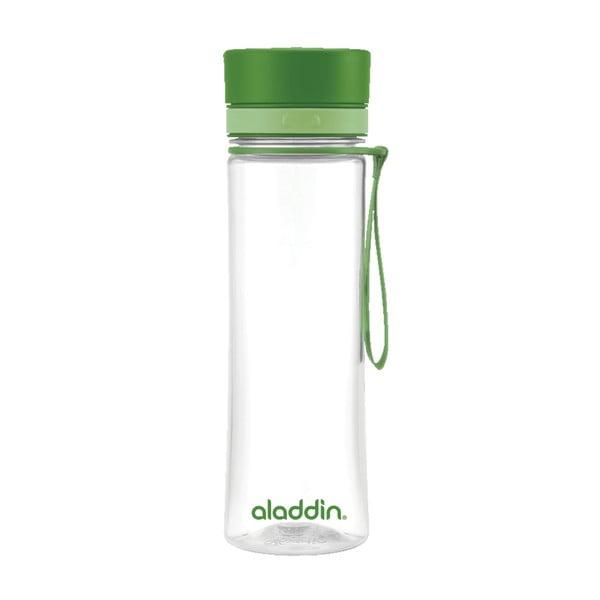 Steklenica za vodo z zelenim pokrovom Aladdin Aveo, 600 ml