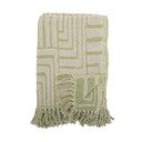 Zelena odeja iz mešanice bombaža 130x155 cm Velva – Bloomingville