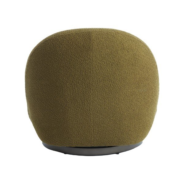 Zelen fotelj iz tkanine bouclé Gumaca – Light & Living-image-3