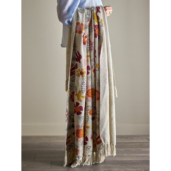 Odeja iz mešanice bombaža 130x160 cm Vivielle – Bloomingville-image-4