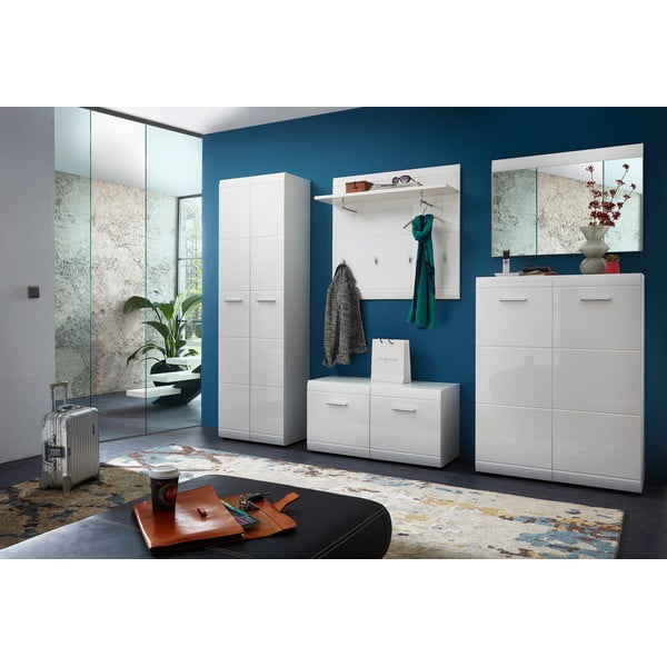 Bela garderobna omara 59x197 cm Adana - Germania-image-1