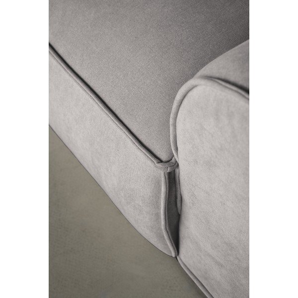 Svetlo siva kotna sedežna garnitura (desni kot/v obliki črke "U") Flex Felix – Miuform-image-4