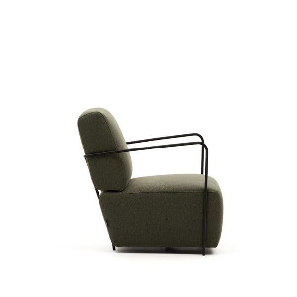 Zelen fotelj Gamer – Kave Home-image-3