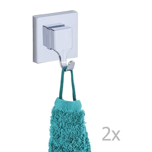 Komplet 2 obešalnikov Wenko Vacuum-Loc, nosilnost do 33 kg-image-2