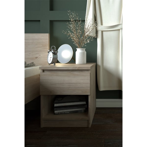 Nočna omarica v hrastovem dekorju Naia - Tvilum-image-1