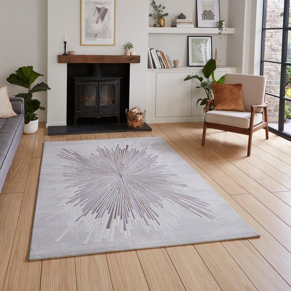 Svetlo modra/svetlo rožnata preproga 120x170 cm Creation – Think Rugs-image-1