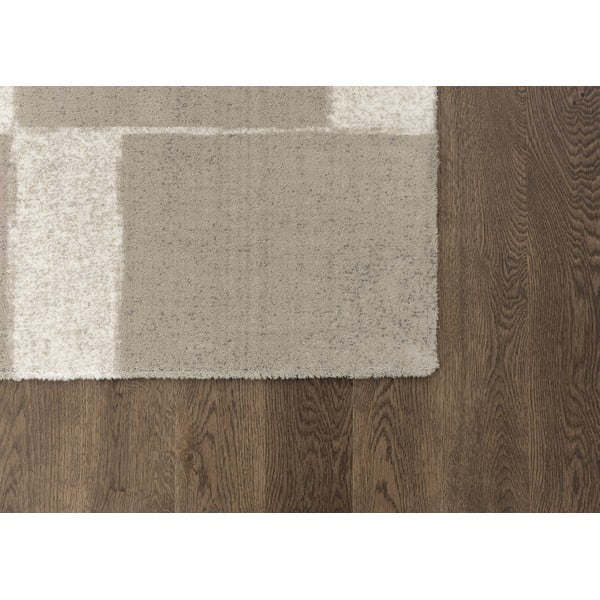 Sivo-bež volnena preproga 133x190 cm Agnus Pavement – Agnella-image-3