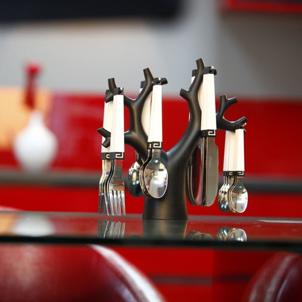 24-delni set jedilnega pribora s stojalom Vialli Design-image-1