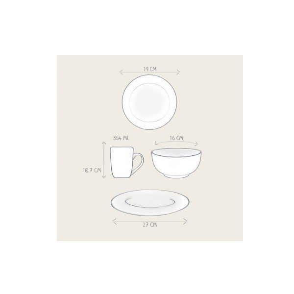 Komplet porcelana Twinkle, 16 kosov-image-3