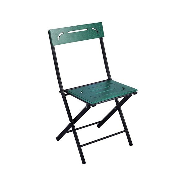 Temno zelena vrtna jedilna garnitura za 2 osebi Bistro – Floriane Garden-image-4