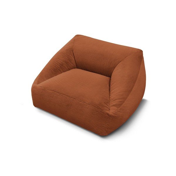 Oranžna vreča za sedenje iz umetnega krzna Lilibet – Bobochic Paris-image-3