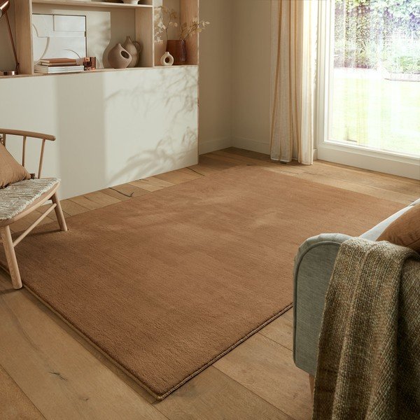 Preproga v konjak rjavi barvi 200x290 cm – Flair Rugs-image-1
