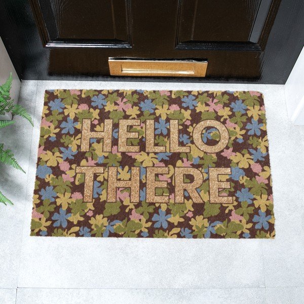 Predpražnik iz kokosovih vlaken 40x60 cm Hello There – Artsy Doormats-image-4