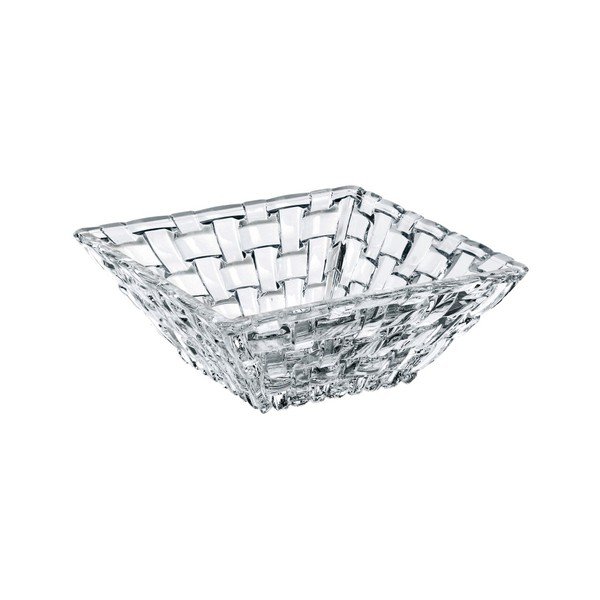 Komplet 2 servirnih skled in servirnega pladnja iz kristalnega stekla Nachtmann Bossa Nova-image-3