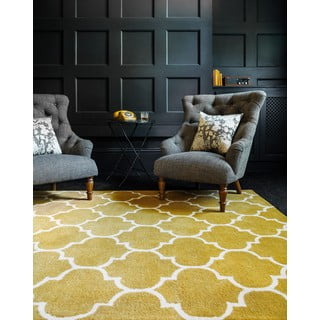 Oker rumena ročno tkana volnena preproga 160x230 cm Albany – Asiatic Carpets