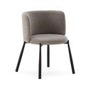 Sivi oblazinjeni jedilni stoli v kompletu 2 ks Ginny – MOME