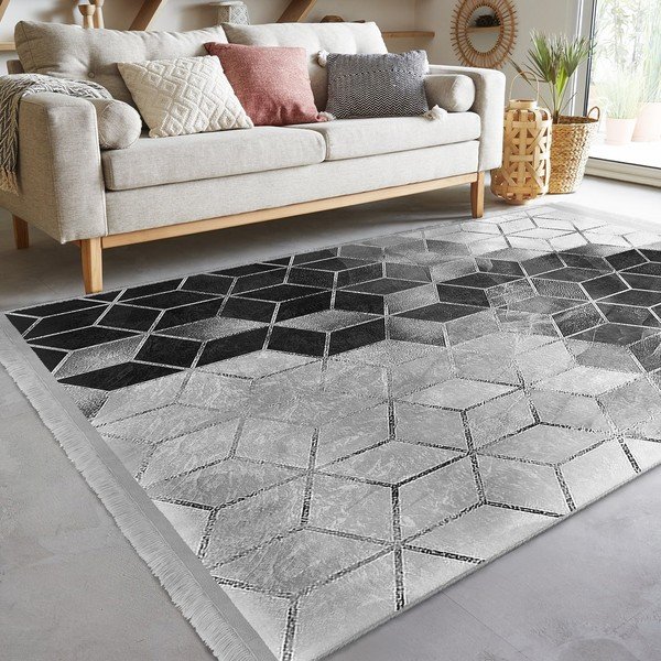 Siva preproga 80x150 cm - Mila Home-image-2