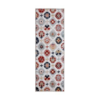 Siv zunanji tekač 230x80 cm Flora - Flair Rugs