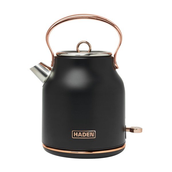 Črn grelnik vode 1,7 l Heritage – Haden