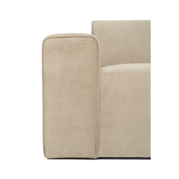 Bež končni modul kavča Scandic Sting, 124 cm, levi kot-image-4