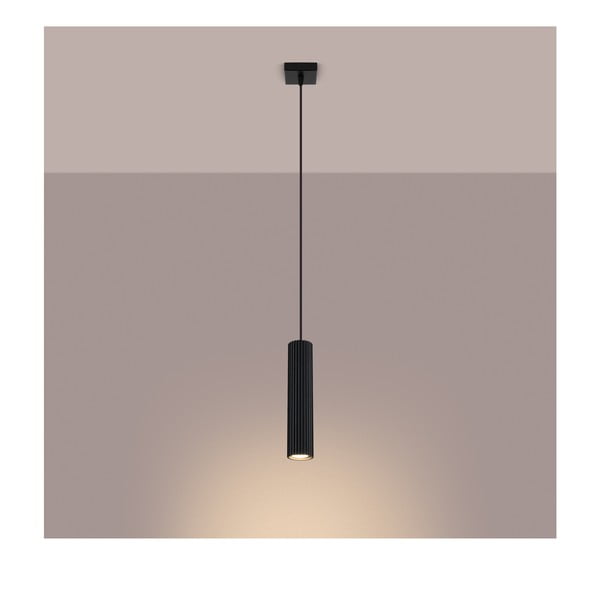 Črna viseča svetilka Gleam – Sollux-image-4