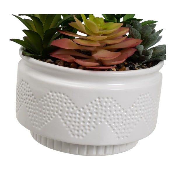 Umetne rastline v kompletu 2 ks (višina 19 cm) Cactus – Casa Selección-image-1