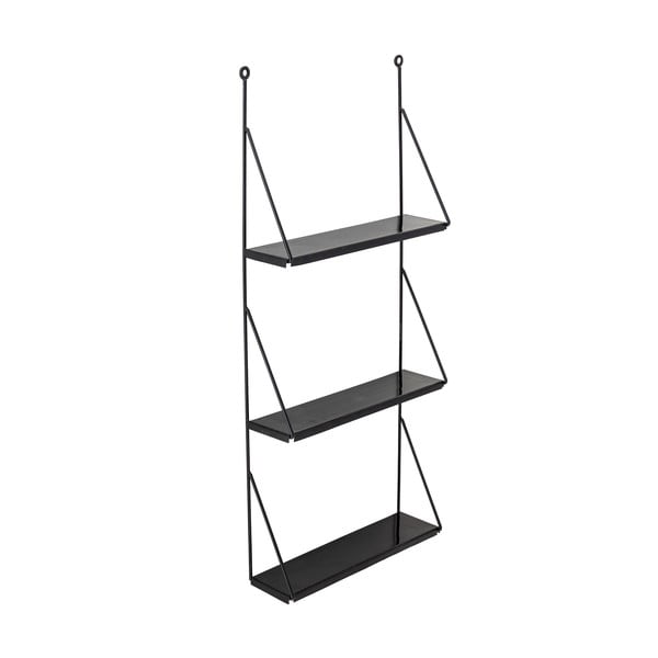 Črna kovinska stenska polica Bloomingville Walter-image-2