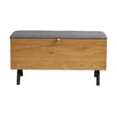 Skrinja v hrastovem dekorju v naravni barvi 92x48x33 cm Barco – House Nordic